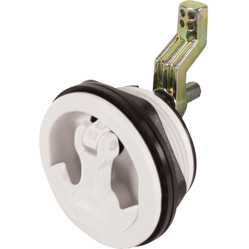 Whitecap - Whitecap Compression Handle Stainless Steel/White Nylon Non-Locking - 1/4 Turn