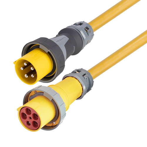 Marinco - Marinco 100 Amp 120/208V 4-Pole, 5-Wire Shore Power Cable - No Neutral Wire - 100&#39;