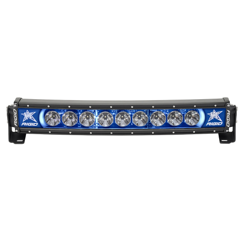 RIGID Industries - RIGID Industries Radiance+ 20" Curved Blue Backlight Black Housing