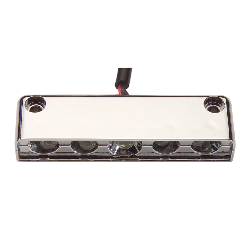Innovative Lighting - Innovative Lighting 5 LED Surface Mount Step Light - Green w/Chrome Case