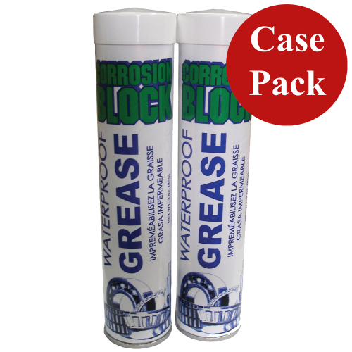 Corrosion Block - Corrosion Block High Performance Waterproof Grease - (2)2oz Tube - Non-Hazmat, Non-Flammable &amp; Non-Toxic *Case of 6*