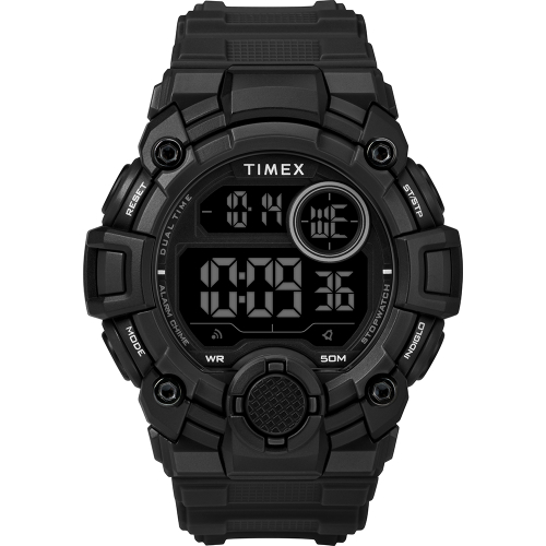 Timex - Timex Men&#39;s A-Game DGTL 50mm Watch - Black
