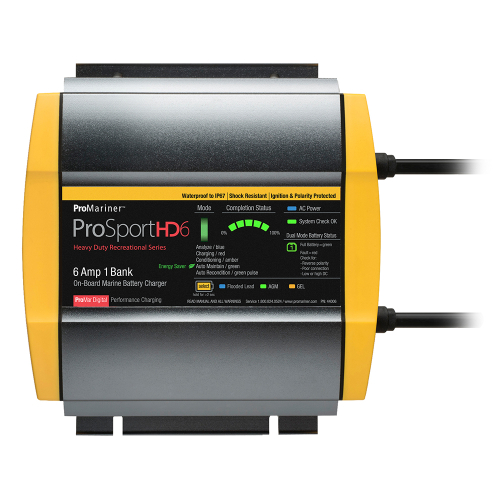 ProMariner - ProMariner ProSportHD 6 Gen 4 - 6 Amp - 1 Bank Battery Charger