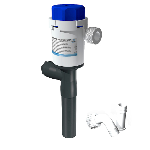Albin Pump Marine - Albin Pump Cartridge Aerator Pump - 1100 GPH - 12V - Straight