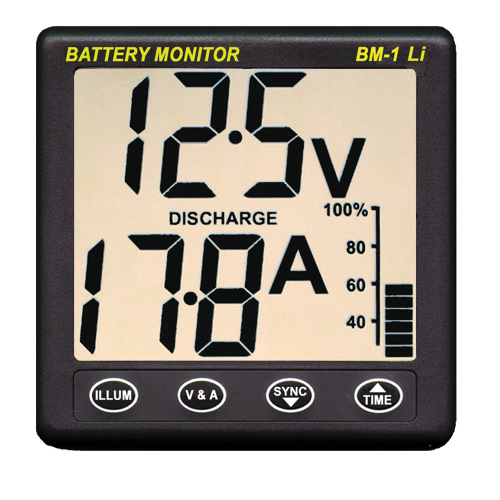 Clipper - Clipper BM-1 LI Battery Monitor f/12V Lithium