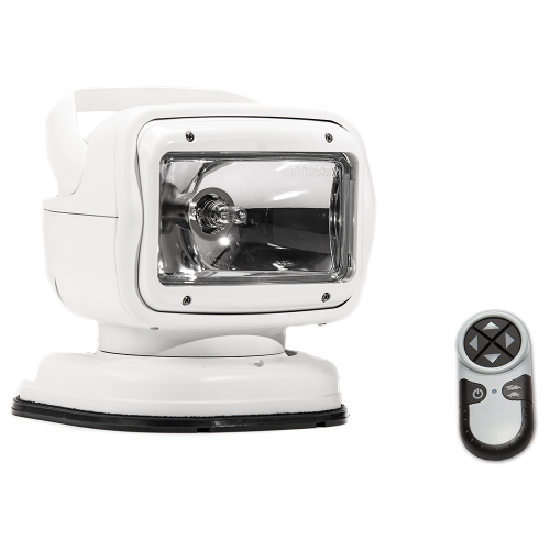 Golight - Golight Radioray GT Series Portable Mount - White Halogen - Wireless Handheld Remote Permanent Shoe Mount