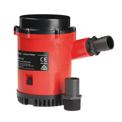 Johnson Pump - Johnson Pump Heavy Duty Bilge Pump 2200 GPH - 24V