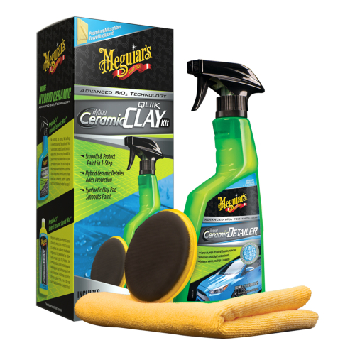Meguiar's - Meguiar&#39;s Hybrid Ceramic Quik Clay Kit