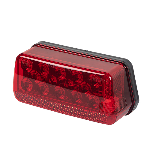 Wesbar - Wesbar LED Submersible Wrap-Around Over 80" Taillight Kit w/25&#39; Wiring Harness - Low Profile