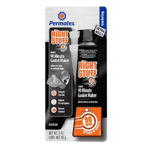Permatex - Permatex The Right Stuff&reg; 90 Minute Gasket Maker Tube - BLACK - 3oz