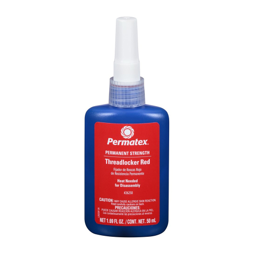 Permatex - Permatex Permanent Strength Threadlocker RED Bottle - 50ml