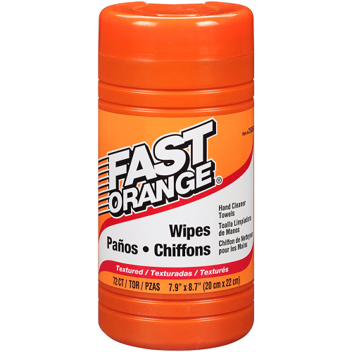 Permatex - Permatex Fast Orange&reg; Heavy Duty Hand Cleaner Wipes - 72-Piece