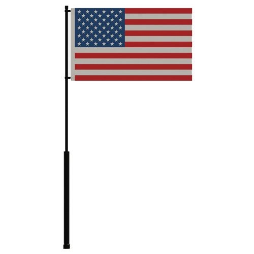 Mate Series - Mate Series Flag Pole - 36" w/USA Flag