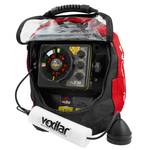 Vexilar - Vexilar UP30PV Ultra Pack Combo w/Broadband Transducer, Lithium Ion Battery &amp; Charger