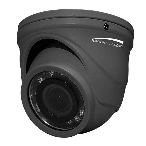 Speco Tech - Speco 4MP HD-TVI Mini IR Turret w/2.9mm Lens - Grey