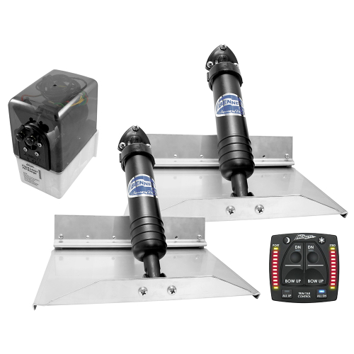 Bennett Marine - Bennett Marine 12x9 Hydraulic Trim Tab System w/One Box Indication