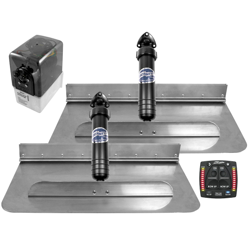 Bennett Marine - Bennett Marine 24x12 Hydraulic Trim Tab System w/One Box Indication