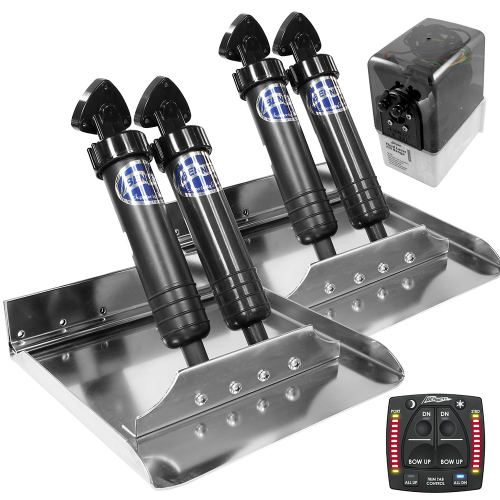 Bennett Marine - Bennett Marine 12x12 Sport Tab System w/One Box Indication