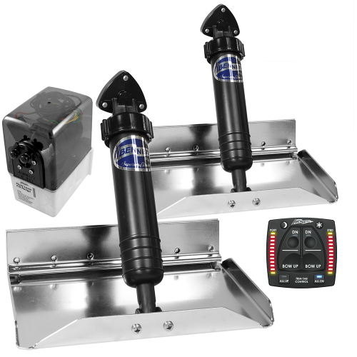 Bennett Marine - Bennett Marine 12x9 Sport Tab System w/One Box Indication