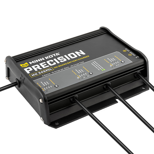 Minn Kota - Minn Kota On-Board Precision Charger MK-345 PCL 3 Bank x 15 AMP LI Optimized Charger