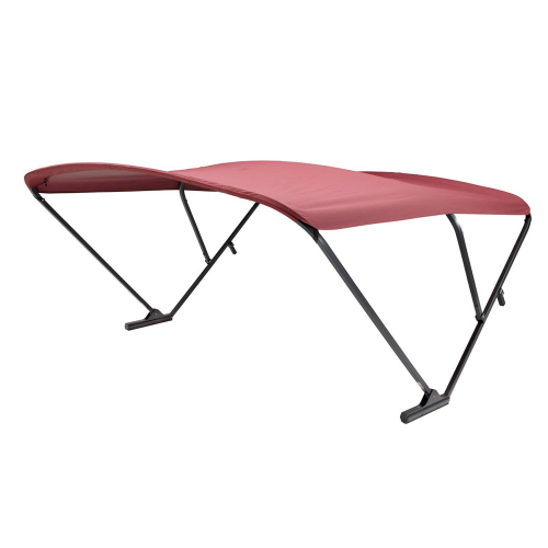 SureShade - SureShade Power Bimini - Black Anodized Frame - Burgandy Fabric