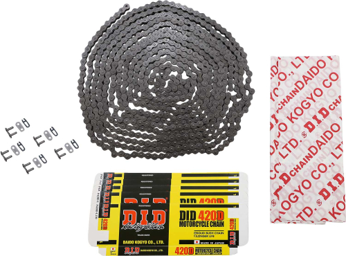 D.I.D - D.I.D 420 Standard Series Non O-Ring Chain - 25ft. Bulk Chain - D18-3096