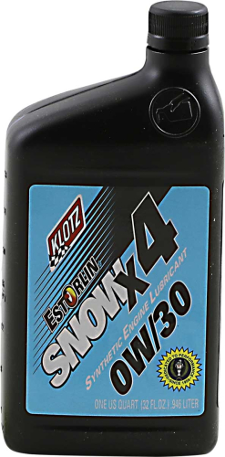 Klotz Oil - Klotz Oil Snow X4 Estorlin Synthetic Lubricant - 0W30 - 1qt. - KE-830