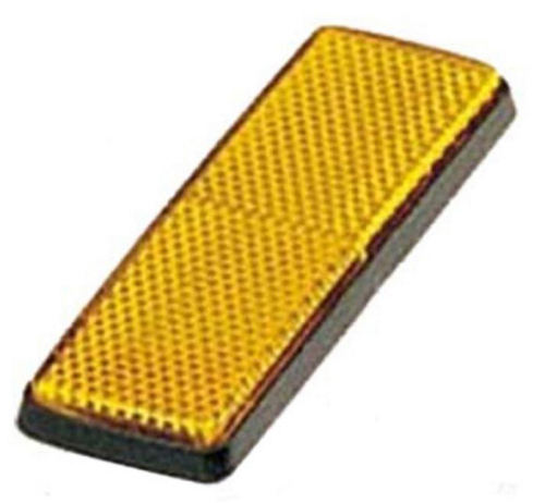 Optronics Inc - Optronics Inc Rectangular Reflectors - Amber - RE-15AK