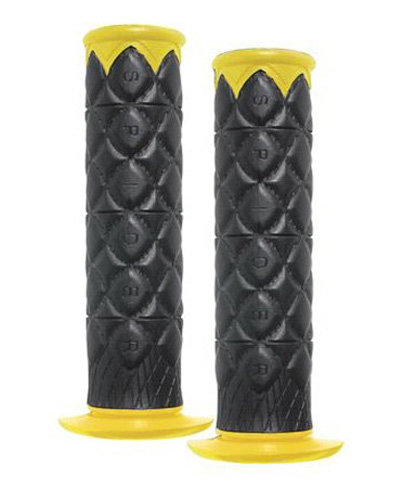 Spider Grips - Spider Grips SLT Grips - Black with Yellow Flange/End Color - SLT-Y/B