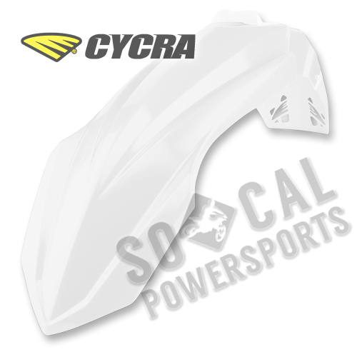 Cycra - Cycra Cycralite Front Fender - White - 1461-42