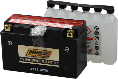 Moose Racing - Moose Racing AGM Maintenance-Free Battery - MT7B-BS