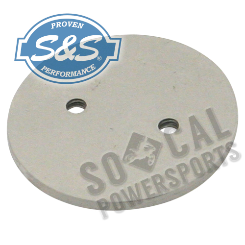 S&S Cycle - S&S Cycle Super G 2.0625in. Stainless Steel Throttle Plate (#4) - 11-2355