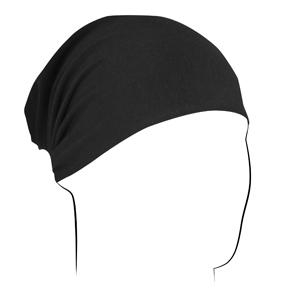 Zan Headgear - Zan Headgear Bamboo/Cotton Headwrap - HBB114 - Black - OSFM