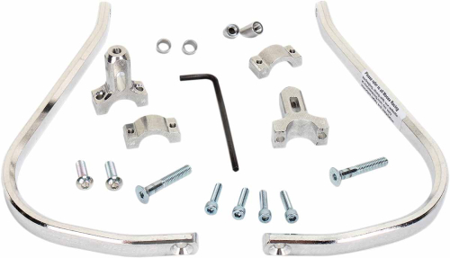 Moose Racing - Moose Racing Aluminum Handguards - Silver - 0635-1024