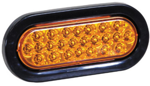 Buyers - Buyers 6-1/2in. Oval LED Strobe Light - Amber - SL65AO