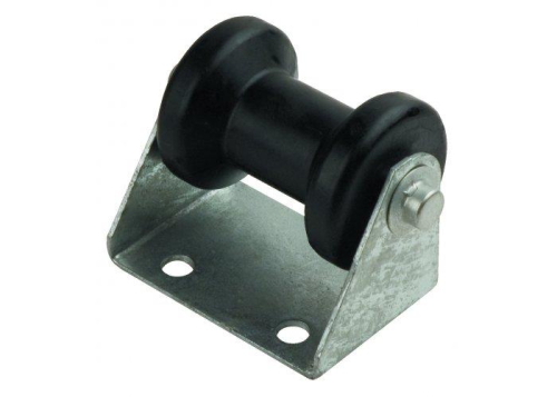 C.E. Smith - C.E. Smith Stationary Keel Roller Bracket for 2in. Wide Tongue - 2-3/4in. Hole Centered - 4in. Roller - 32110G