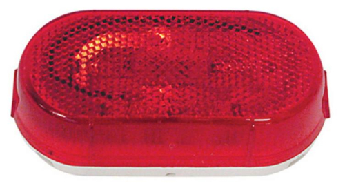 Peterson Manufacturing - Peterson Manufacturing 1-Bulb Combination Light with Reflex - Red - 108WR