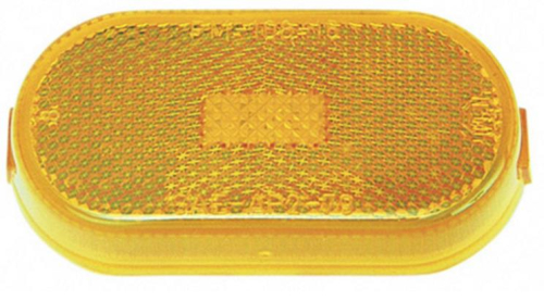 Peterson Manufacturing - Peterson Manufacturing 1-Bulb Combination Light with Reflex - Amber - 108WA