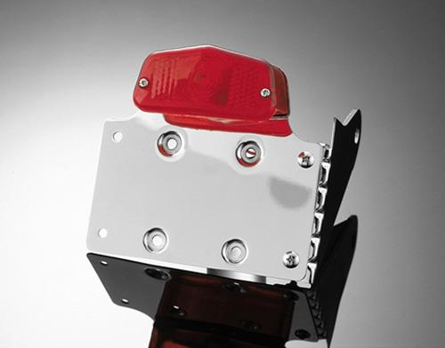 Highway Hawk - Highway Hawk Lucas Tail Light and License Bracket - HH-68-314