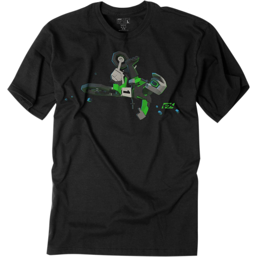 Factory Effex - Factory Effex Moto-Kids Youth T-Shirt - 19-83732 - Green/Black - Medium