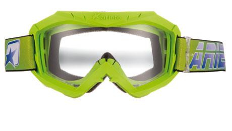 Ariete - Ariete AAA 07 Line Youth MX Goggles - 12960-AAAL - Lime - OSFM