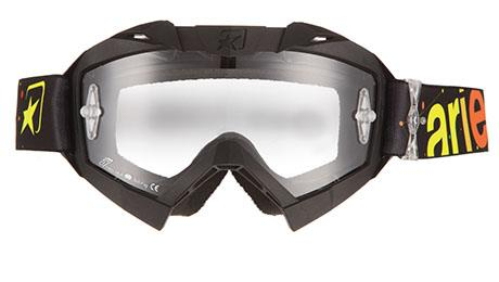 Ariete - Ariete Adrenaline Senior Collection MX Goggles - 14001-SFB - Yellow/Red - OSFM