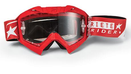 Ariete - Ariete Adrenaline Senior Collection MX Goggles - 14001-SRB - Red/White - OSFM