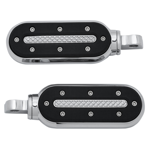 Kuryakyn - Kuryakyn Heavy Industries Footpegs with Male Mounts - Chrome - 7031
