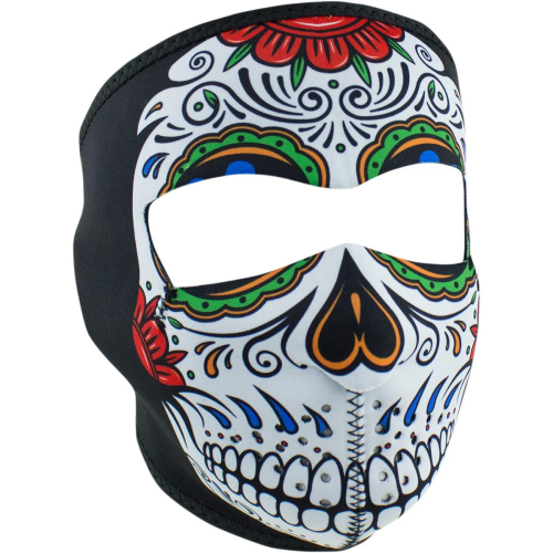 Zan Headgear - Zan Headgear Full Face Mask - WNFM413 - Muerte Skull - OSFM