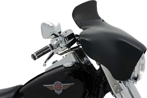 Memphis Shades - Memphis Shades Spoiler Windshield for Memphis Shades Batwing Fairings - 5in. - Dark Black Smoke - MEP84010