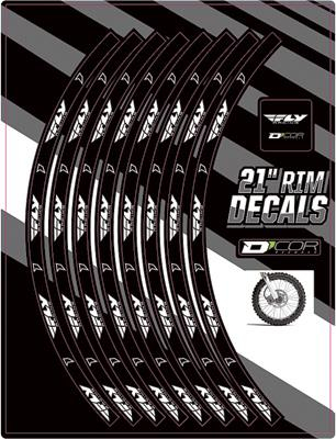 DCOR - DCOR Rim Decal - FLY 21in. - Front - 40-80-212