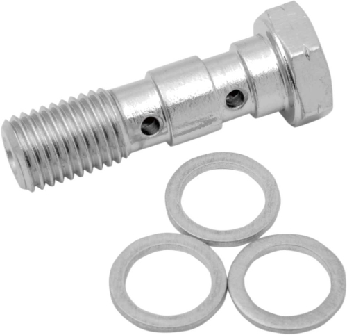 Drag Specialties - Drag Specialties 10mm x 1.25 Double Banjo Bolt - 31170