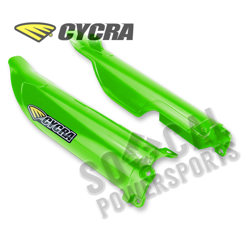 Cycra - Cycra Lower Fork Guards - Green - 6903-72