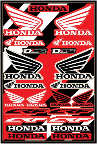 DCOR - DCOR Decal Sheet - Honda 2.0 - 40-10-101